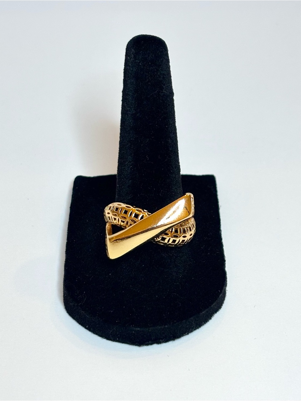 Chunky rose gold ring
